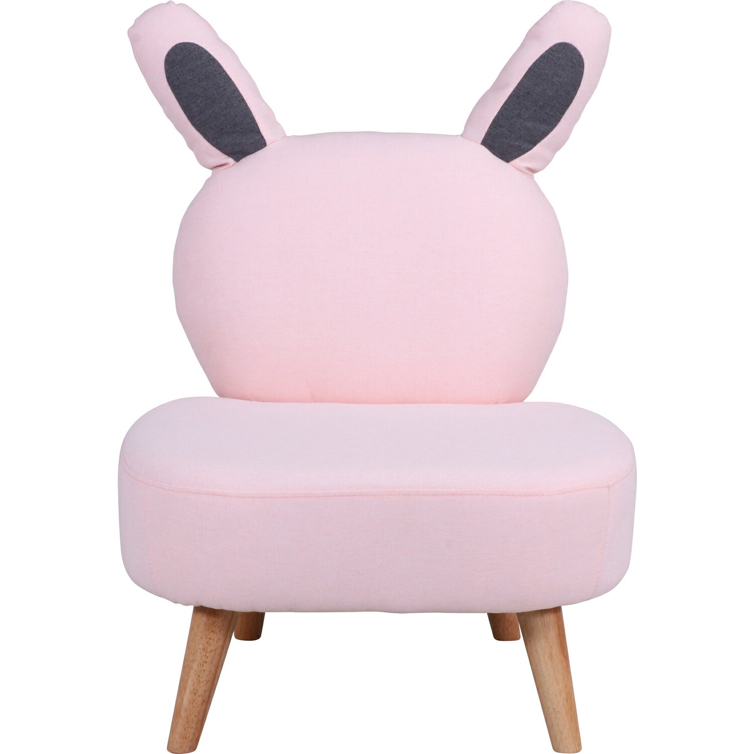 ウサギソファ 1P ピンク ソファ 1人掛け ラビットソファ おしゃれ かわいい うさぎ フェミニン キッズ 子ども部屋 女の子 レディース 女性 カワイイ 姫系 ローソファ フロアソファ チェア 椅子 木脚 1人掛け ひとり掛け一人がけ 一人用 シンプル 座椅子 一人暮らし [2]