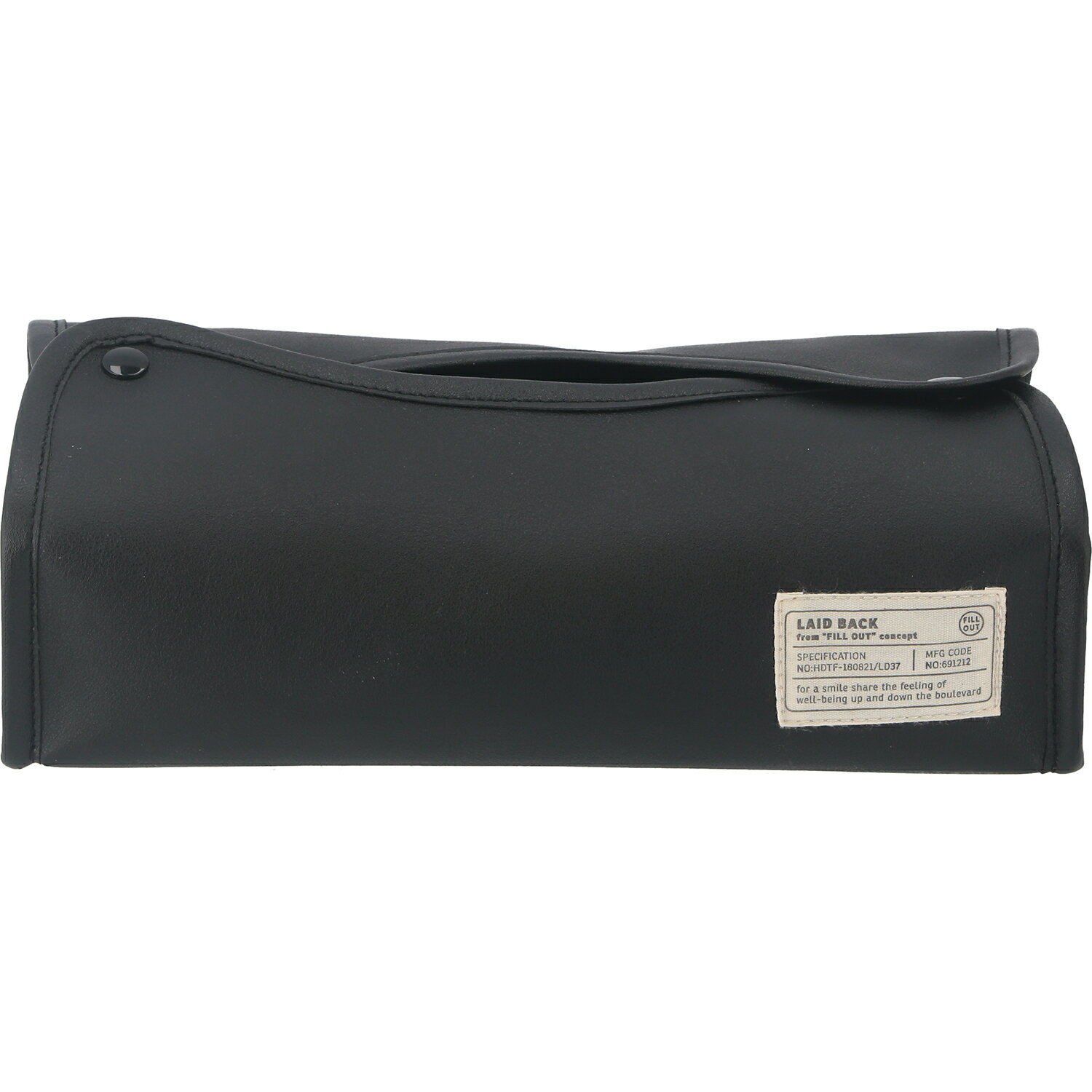 [C/D:27647] [セット数:6pcs] LB ティッシュケース ブラック