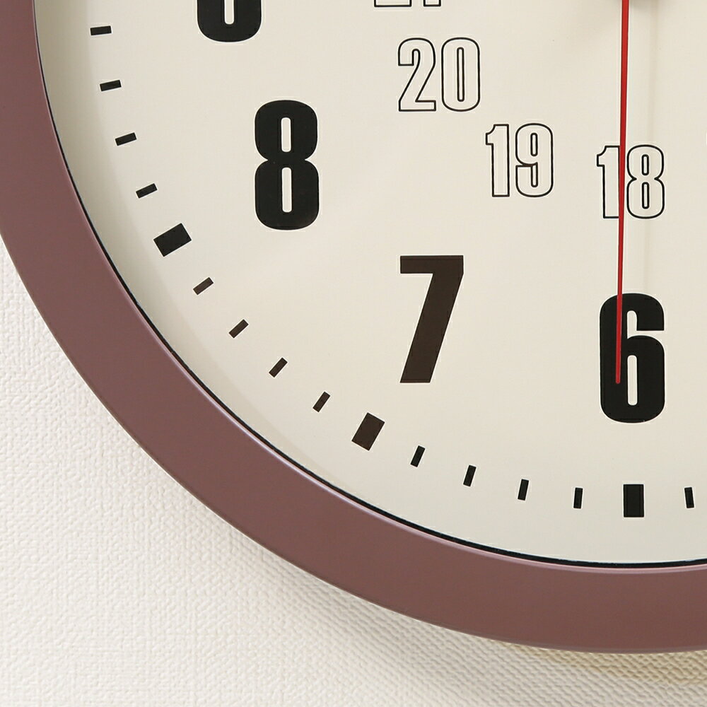 3個セット まとめ買い 掛時計 カイラ Φ30cm チョコレート おしゃれ 掛け時計 壁時計 シンプル インテリア 雑貨 ウォールクロック [2]