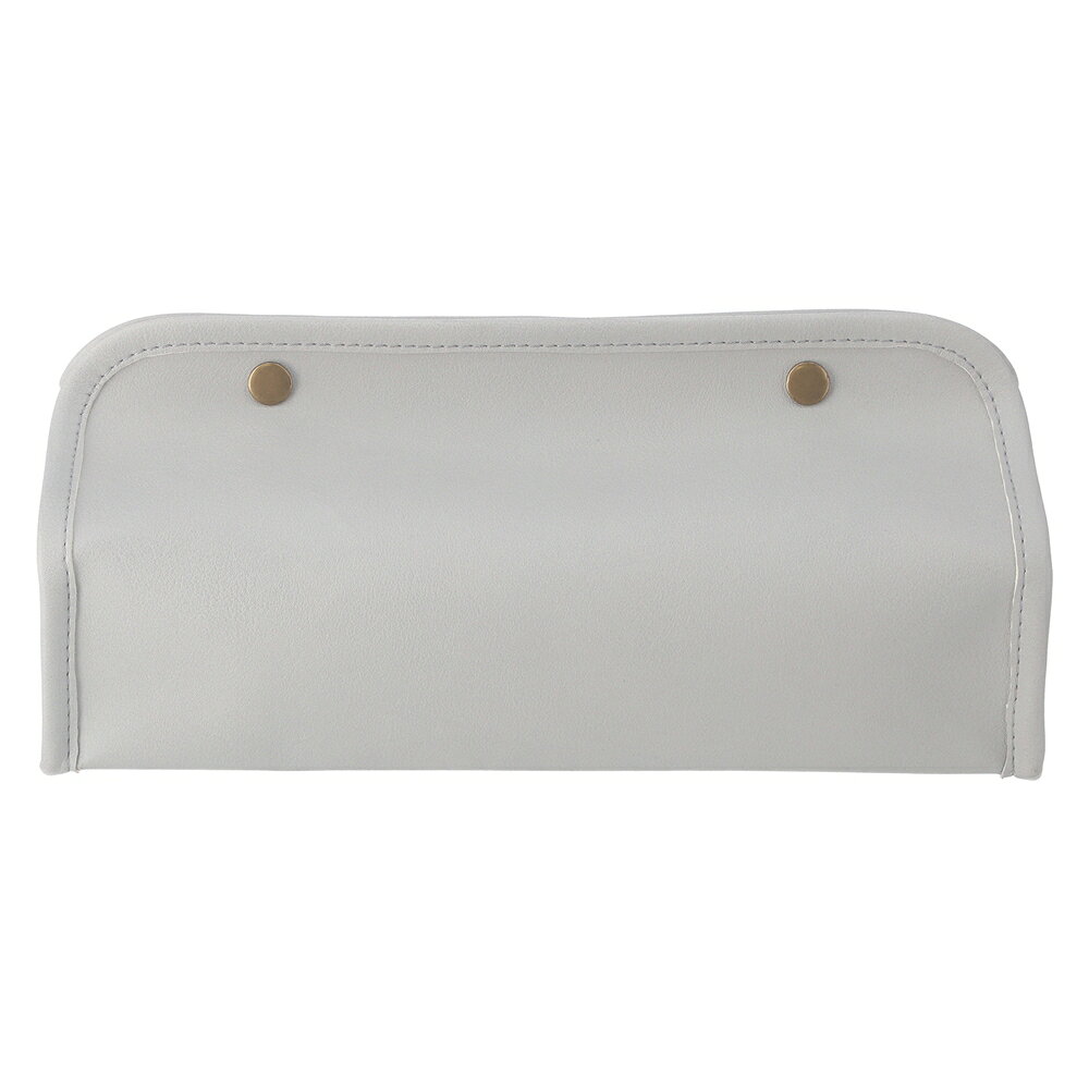 6個セット まとめ買い PUレザー調ティッシュケース グレー おしゃれ ティッシュボックス ボックスティッシュカバー 高級感