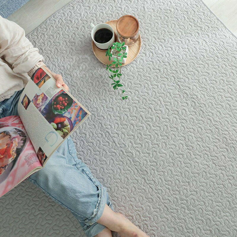 95x150cm イブル マルチカバー グレー [2]