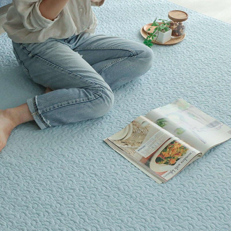 190x190cm イブル マルチカバー ブルー [2]