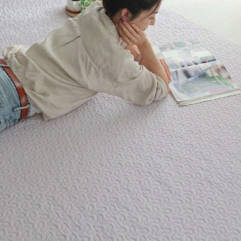 190x240cm イブル マルチカバー パープル [2]