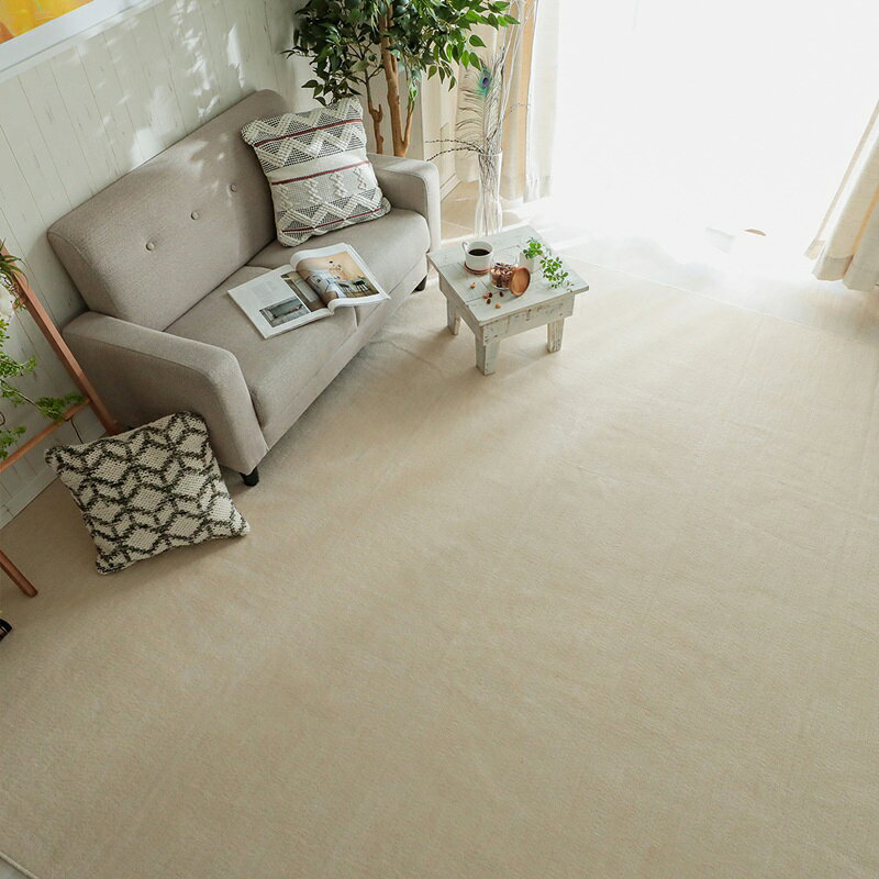 カーペット ラグ 261x352cm アイボリー 絨毯 簡敷カーペット ジューバ 正方形 ラグマット じゅうたん 無地 シンプル おしゃれ 北欧 モダン カントリー カジュアル ひとり暮らし リビングカーペット リビングラグ ホットカーペット対応 床暖房 抗菌 防臭 メンズ レディース commit1-10159960 コミットアンド楽天市場店 パッケージ画像