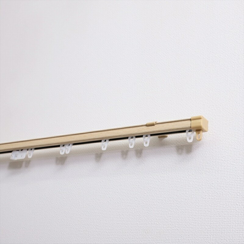 4mS木目M型伸縮カーテンレール ALTO　NA