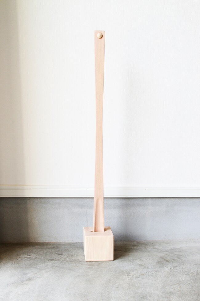 靴べら 靴ベラ シューホーン 靴ヘラ おしゃれ オシャレ シンプル 木製 玄関用品 靴ケア用品 スタンドセット 自立型 ウッド スタンド式 靴べらスタンド ブラック ブラウン ナチュラル 贈り物 ギフト プレゼント 送料無料 [2]