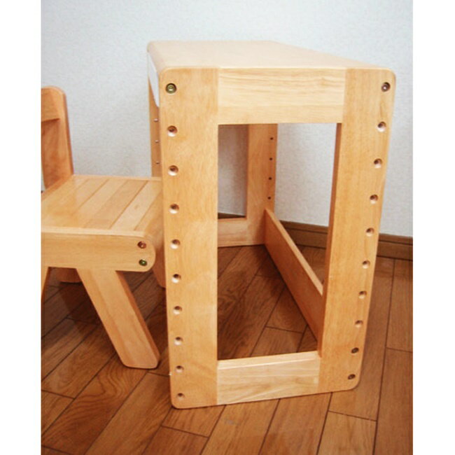 デスクセット 子供用 机セット 子供 椅子 机 木製 デスク チェア 引き出し 引出し お絵かき 食事 学習机 高さ調整 高さ調節 子供部屋 リビング学習 キッズスタディーセット ナチュラルテイスト コンパクト 天然木 キッズテーブル キッズデスク キッズチェア 送料無料 [2]