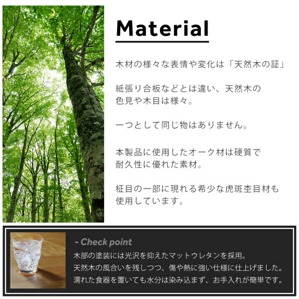 ダイニングチェアのみ 1脚単品 ダイニング用チェア オーク材 ヴィンテージデザイン ダイニング (Dryden ドライデン) 送料無料 [2]