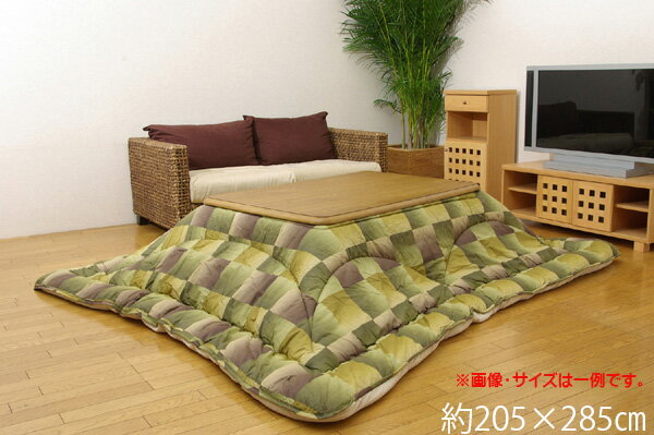 送料無料 国内プリント こたつ布団 長方形 掛け単品 こたつ厚掛け布団 式部 205×285cm フランネル こたつ掛け布団 こたつ掛布団 こたつふとん 炬燵布団 こたつ 掛布団 掛け布団 あったか コンパクト おしゃれ かわいい 和 モダン 北欧 エンジ グリーン