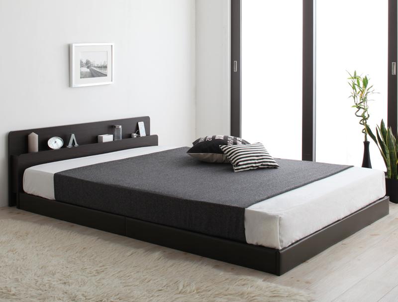 親子ベッド日本製革張りフレーム連結...