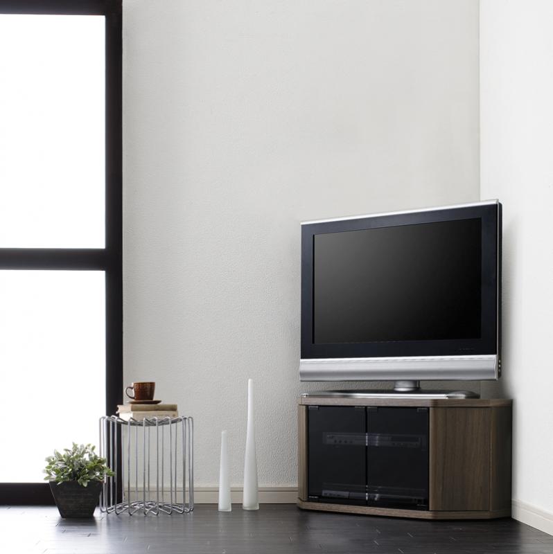 テレビ台 薄型コーナーロータイプテレビボード スモールタイプ TVボード 約幅80 テレビ台 TV台 ローボード (Venus ベヌス) 送料無料