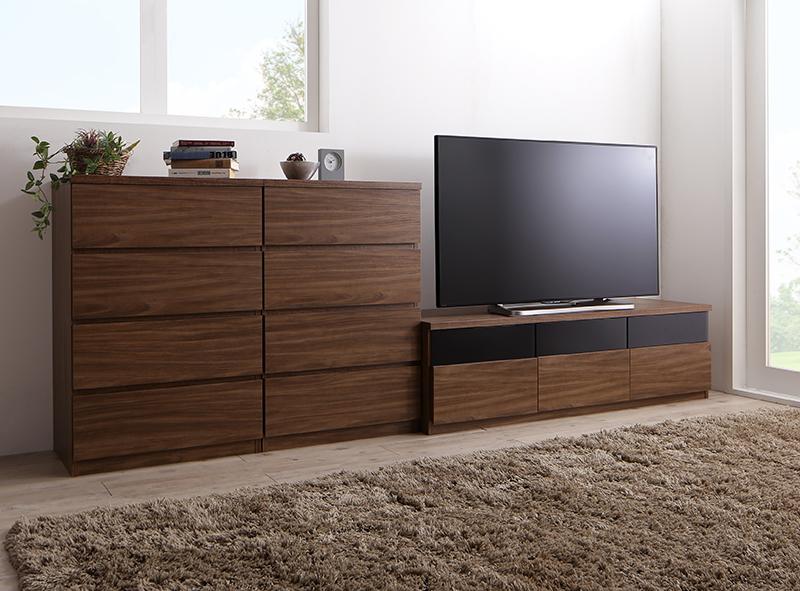 テレビ台3点セット(テレビ台 幅140 + チェスト×2) ローボード 北欧 テレビ台セット セット商品 引き出..
