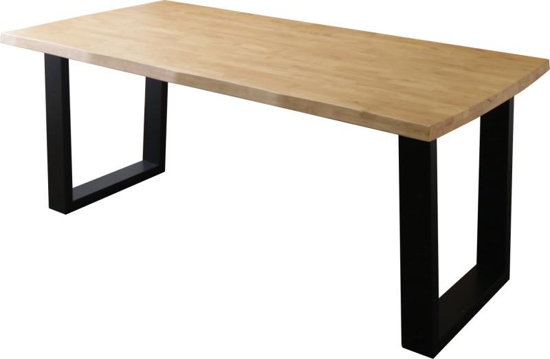 ダイニングテーブル W180単品 ダイニングテーブル 高さ70 天然木無垢材ヴィンテージデザインダイニング (NELL ネル) 送料無料