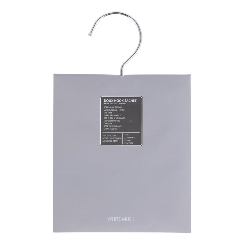 送料無料 12個入り ドゥフックサシェ ホワイトムスク 香り袋 匂い袋 芳香剤 玄関 トイレ 車 クローゼット