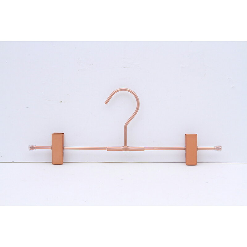 送料無料 2本組×6個セット アルミボトムハンガー ズボン用 パンツ ズボン スラックス タオルハンガー スカート シンプル 北欧 かわいい おしゃれ デザイン ブラウン