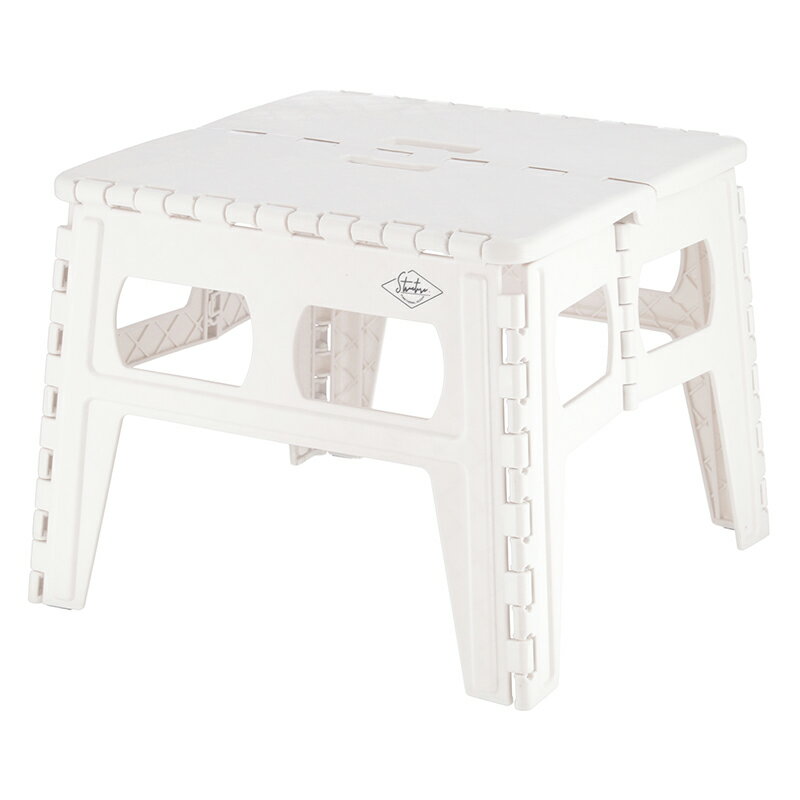 送料無料 3個セット フォールディングテーブル スツール 折りたたみ 簡易テーブル いす イス 椅子 運動会 バルコニー ベランダ テラス ウッドデッキ 庭 アウトドア おしゃれ かわいい 西海岸 男前インテリア 北欧 ホワイト