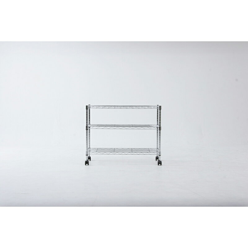 送料無料 メタルTVラック 2段 テレビラック 幅75cm キャスター付き リビングラック TV台 テレビ台 テレビボード AVボード キッチン収納 キッチンラック 一人暮らし おしゃれ シンプル [2]