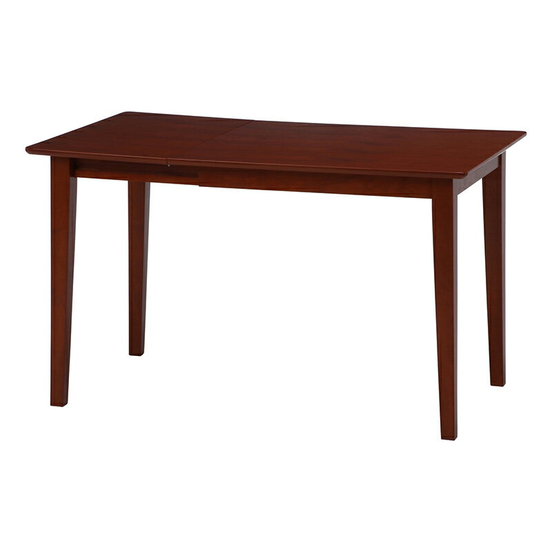 送料無料 ダイニングテーブル 単品 幅80〜120cm 2人掛け 4人掛け エクステンション テーブル 折りたたみテーブル 折り畳み レノバ 木製 天然木 リビングテーブル 机 作業テーブル 北欧 モダン レトロ 高級感 おしゃれ デザイン ミディアムブラウン