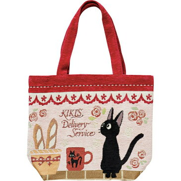 【まとめ買い10セット】フラワーダイニング ゴブラン織りミニバッグ 魔女の宅急便 黒猫 かわいい おしゃれ バッグインバッグ 持ち運び 旅行 サブバッグ 手提げ ミニサイズ 小さめ 小さい カバン トートバッグ エコバッグ コンパクト 女の子 女性