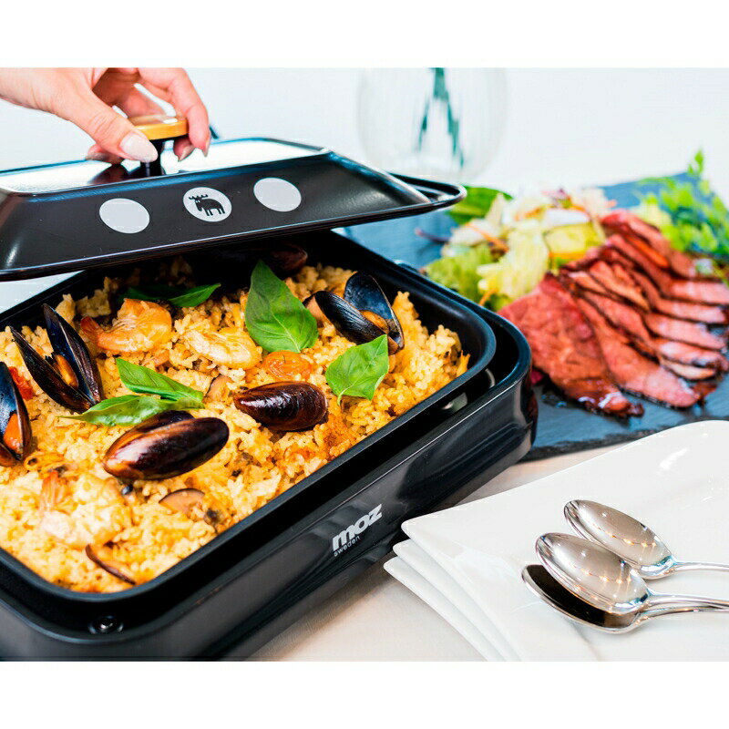 3WAYホットプレート たこ焼きプレート・焼き肉プレート・平面プレート moz おしゃれ かわいい 北欧 カントリー ひとり暮らし モズ 一人暮らし 贈り物 ギフト お祝い 記念品 贈答品 プレゼント 就職祝い 成人祝い キッチン用品 台所用品 引っ越し祝い