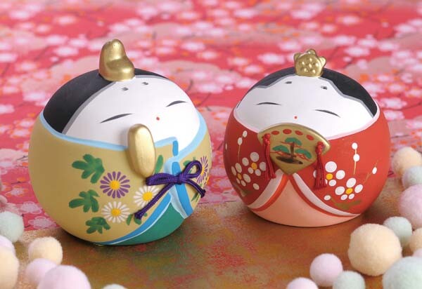 ★ひな祭り★「置物とインテリア」雛人形 【華 まろ雛】