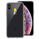 単品 iPhoneX iPhoneXS 側面ソフト 背面ハード ハイブリッド クリア ケース ひよこ 雛 絵描き 画伯