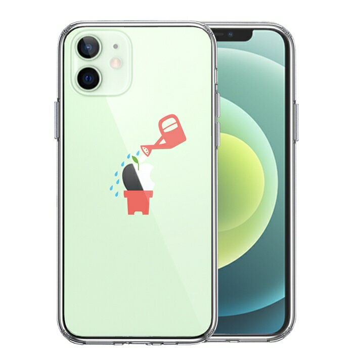 樂天商城 - 単品 iPhone12mini 側面ソフト 背面ハード ハイブリッド クリア ケース 新芽 送料無料