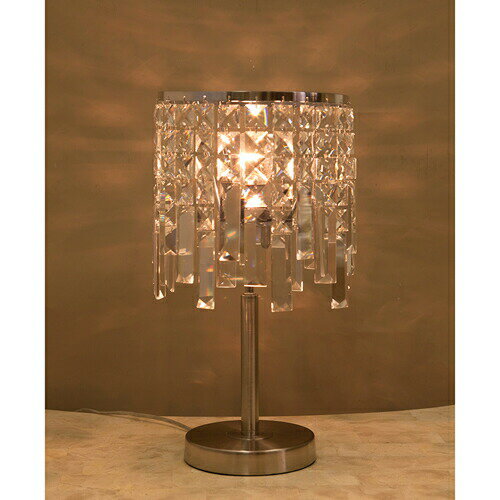 【LED対応 E26/梨型】クリスタル テーブルランプ TEDY-T1D テーブルライト スタンドライト デスクライト 間接照明 おしゃれ 北欧 アンティーク レトロ 寝室 リビング ベッドルーム [2]