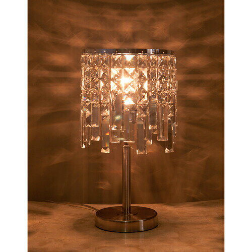 【LED対応 E26/梨型】クリスタル テーブルランプ TEDY-T1D テーブルライト スタンドライト デスクライト 間接照明 おしゃれ 北欧 アンティーク レトロ 寝室 リビング ベッドルーム [3]