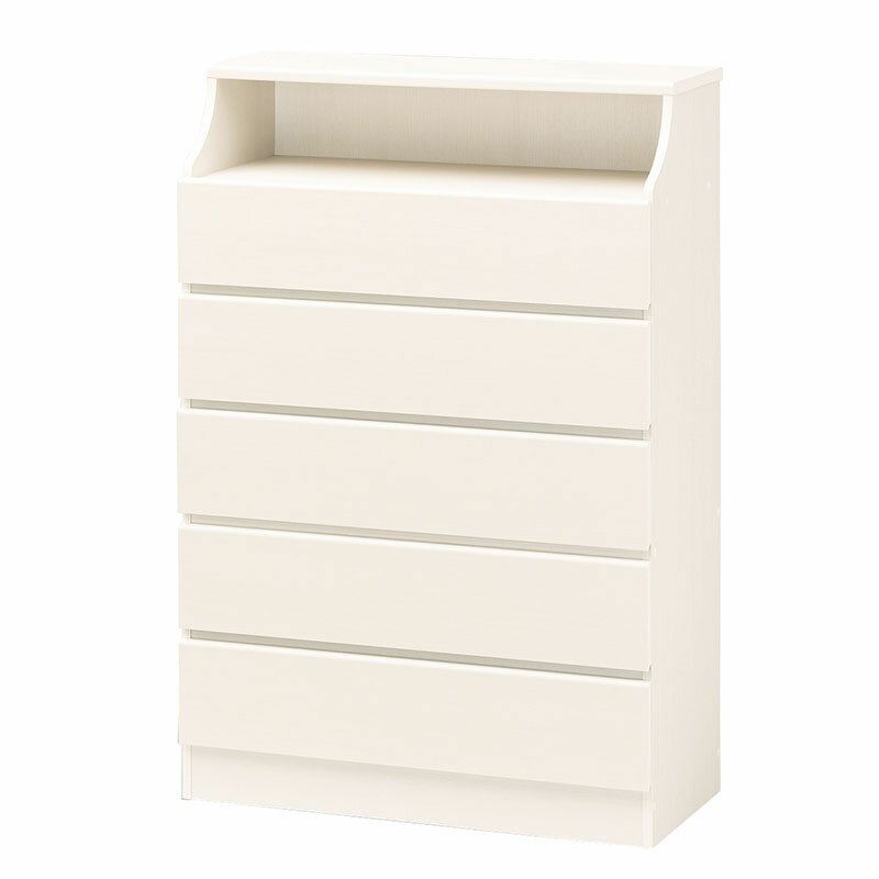 チェスト 5段 幅90cm 小物収納 衣装収納 洋服収納 引き出し 収納付き 木製 チェスカ タンス ...