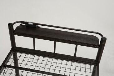 送料無料 ロフトベッド 階段 ハイタイプ シングルベッド 宮付き 棚付き コンセント付き 階段ハイベッド パイプベッド ロフトベット ベッド パイプロフトベッド ベット システムベッド シングルサイズ 一人暮らし おしゃれ 子供部屋 ダークブラウン KH-3388M-DBR