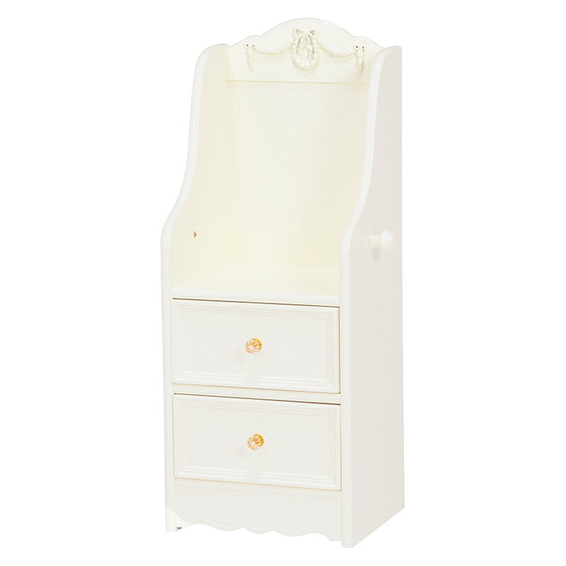 ランドセルラック おしゃれ 木製 女の子 引出し 収納家具 ホワイト 棚 引き出し ランドセル棚 子供部屋 かわいい アンティーク 白家具 姫系 クラシック 高級感 姫家具 オープンラック 白 ホワイト 収納 洋服収納 エレガント ランドセルラック RCC-1856WH 送料無料 2