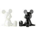 【enesco】ソルト&ペッパー ミッキー ブラック&ホワイト