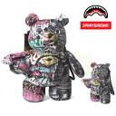 SPRAY GROUND スプレイグラウンド SPLIT CYBERSHARK MONEYBEAR BACKPACK リュック サック リュックサック メンズ レディース バックパック ポケット HIPHOP 派手 ストリート グレー かっこいい 個性的 高校生 通学(4)