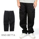 KNO-BETTA ノーベター 999 BAGGY DENIM ブラック バギーパンツ デニムパンツ メンズ カーペンターパンツ ジーンズ メンズ ボトムス ブルー ベルト ワイドパンツ ストリート LA 厚手 ストリート系 大きいサイズ 太め スケートボード スケーター ストリートファッション