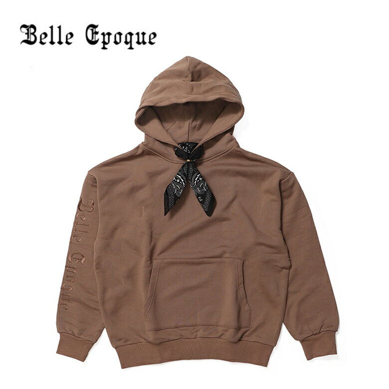 BELLE EPOQUE MANDA COLLECTION BROWN 海外ブランド インポート メンズ ヒップホップ B系 ストリート 人気 ブランド ボックス ブラウン 茶 HOODY フーディ パーカー シンプル メンズ 海外ブランド