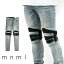 mnml ߥ˥ޥ X186 STRETCH DENIM BLUE/BLACK å ᡼ ᡼ ǥ˥ѥ ǥ˥ ˡ ˡ ȥå    ǥ˥ ݡ ֥ ȥ꡼ եå