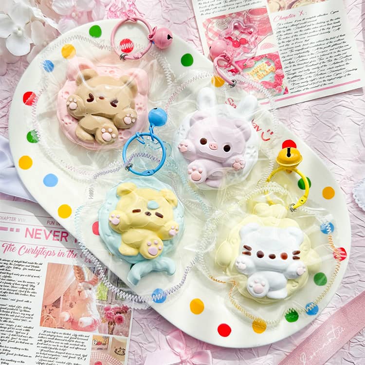 スクイーズ玩具 ストレス解消 握り心地 かわいい 低反発 おもちゃ 感覚トレーニン...