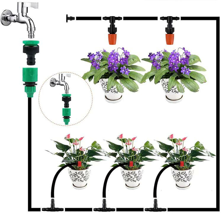 DIY 自動水やり器 ドリップ灌漑システム 散水灌漑 ドリップ散水ノズル 植物育成 散...