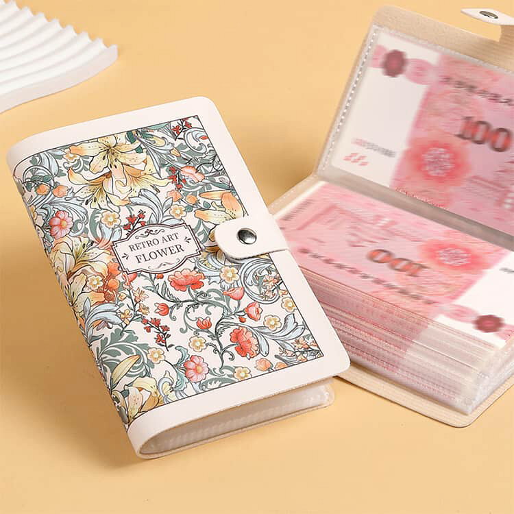 【2本セット】貯金箱 お札 貯金手帳 100枚収納可能 バインダー貯金 おもしろ お札...
