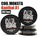 COIL MONSTA Kanthal A1 30 Feet コイルモンスタ カンタル ワイヤー メール便 送料無料 コイル RBA DIY ビルド 電子…