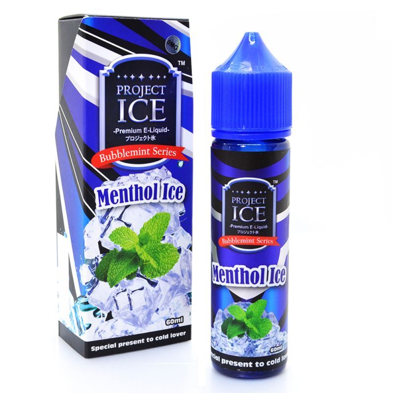 Project Ice 60ml プロジェクト アイス メンソールアイス ミント メンソール 電子タバコ VAPE タール ニコチン0 ベイプ リキッド ポスト投函便 送料無料