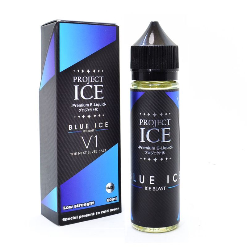 Project Ice BLUE ICE V1 60ml プロジェクト アイス ブルーアイス ミント メンソール 電子タバコ タール ニコチン0 VAPE ベイプ リキッド ポスト投函便 送料無料