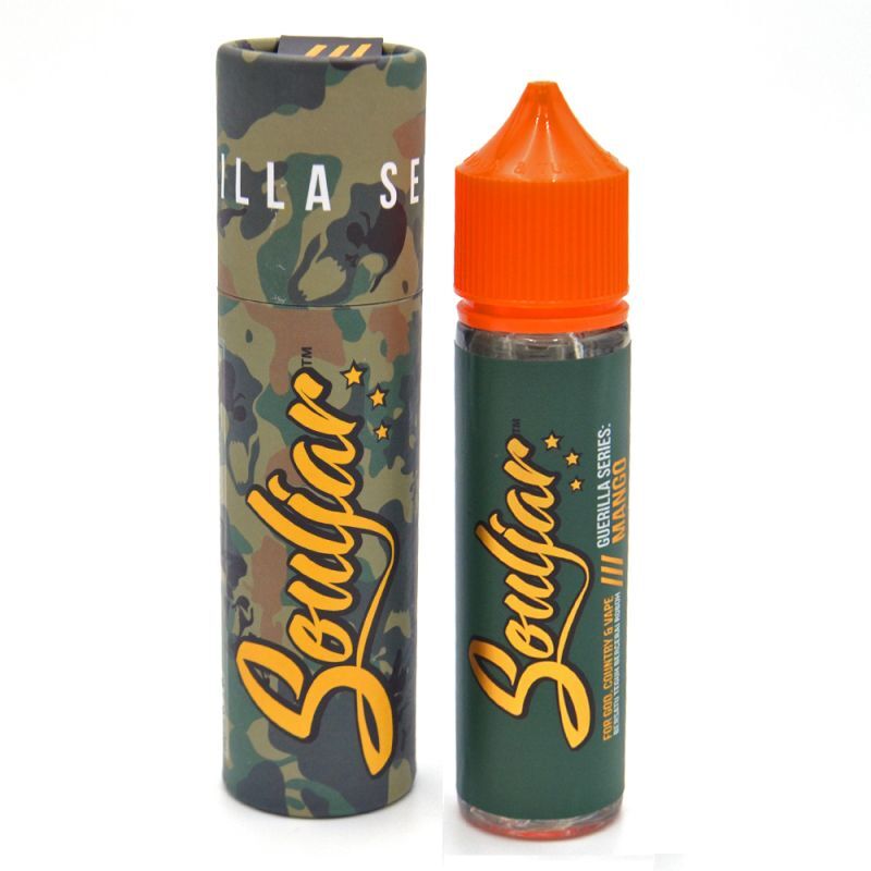 Souljar Guerilla Series Mango 60ml ソルジャー マンゴー メンソール ミント フルーツ リキッド 電子タバコ タール ニコチン0 VAPE ベイプ ポスト投函便 送料無料