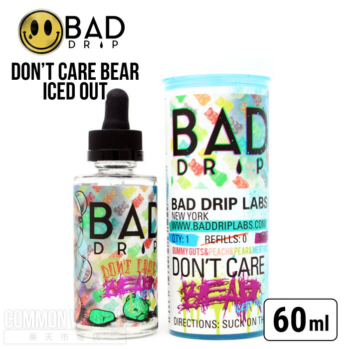 dq^oR Lbh Bad Drip E-Juice Donft Care Bear ICED OUT ( obhhbv ) 60ml