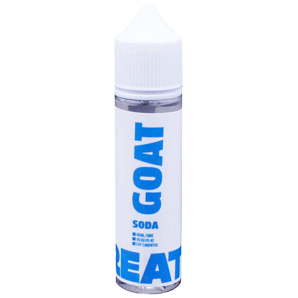 電子タバコ TREATS GOAT SODA 60ml ソーダ メンソール ミント リキッド 電子タバコ タール ニコチン0 VAPE 韓国 ベイプ ポスト投函便 送料無料