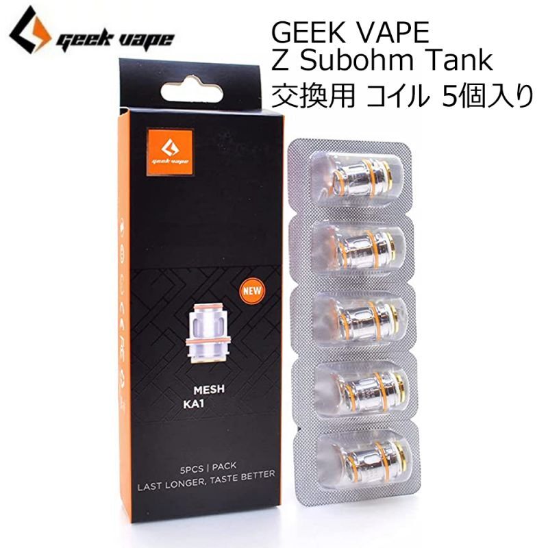 GEEK VAPE Z Series Subohm Tank Coil 5 ZEUS M[NxCv [bg V[Y TuI[ ^N  RC bV cartridge J[gbW  dq^oR VAPE xCv [ 