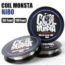 COIL MONSTA Ni80 30 Feet 100Feet コイルモンスタ ニクロム ワイヤー メール便 送料無料 コイル RBA DIY ビルド 電子タバコ VAPE ベイプ メール便 送料無料