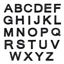 3D ブラック レター エンブレム A 〜