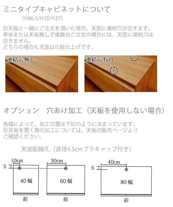 【条件付きで開梱設置】マテリア3 TM60-HT 60cm幅キャビネット 高さ86.5cm 奥行:D42/32タイプ選択(株)すえ木工 壁面収納(受注生産品)MATERIA 3 [2]